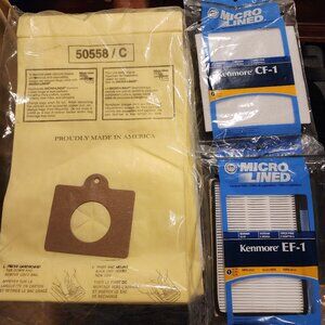 LOT of MICRO-LINER/Microlined KENMORE Canister Vacuum Bags & Filters